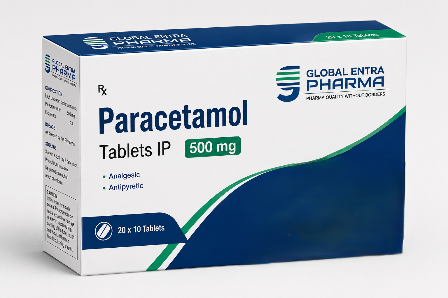 Paracetamol Tablets 500 mg Manufacturer & Exporter from India